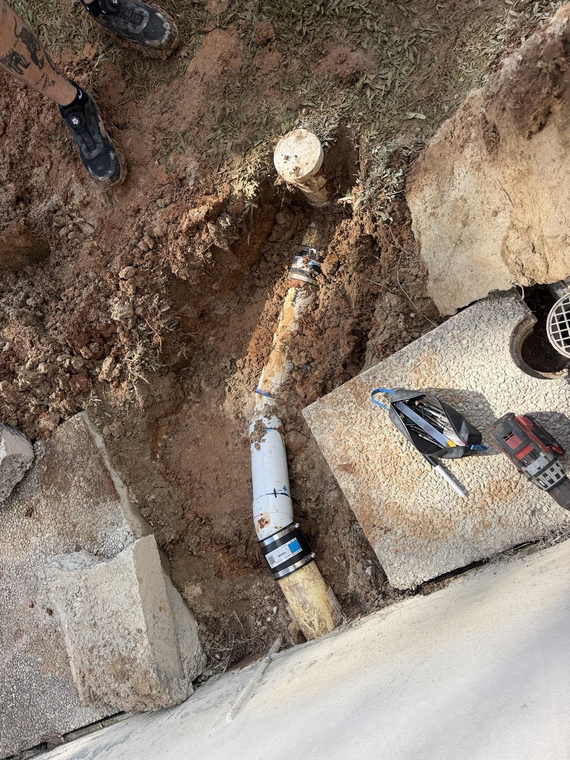 Underground sewer repair